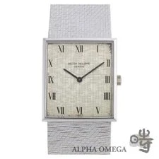Patek Philippe 35501 White Gold Square Manual Wind 2