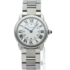 Cartier Ronde SoloSM W6701004 Stainless Steel WomenWatch Silver 2