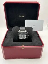 Cartier Santos de , Black Dial. . WSSA0039 3