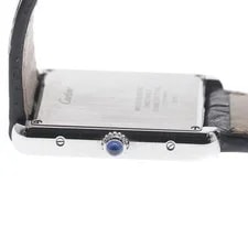 Cartier Tank Solo LM W5200003 27mm SS Silver #C6018 4