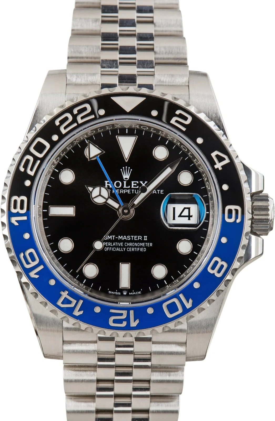 Batgirl Rolex GMT-Master II Ref 126710BLNR Jubilee Bracelet 4