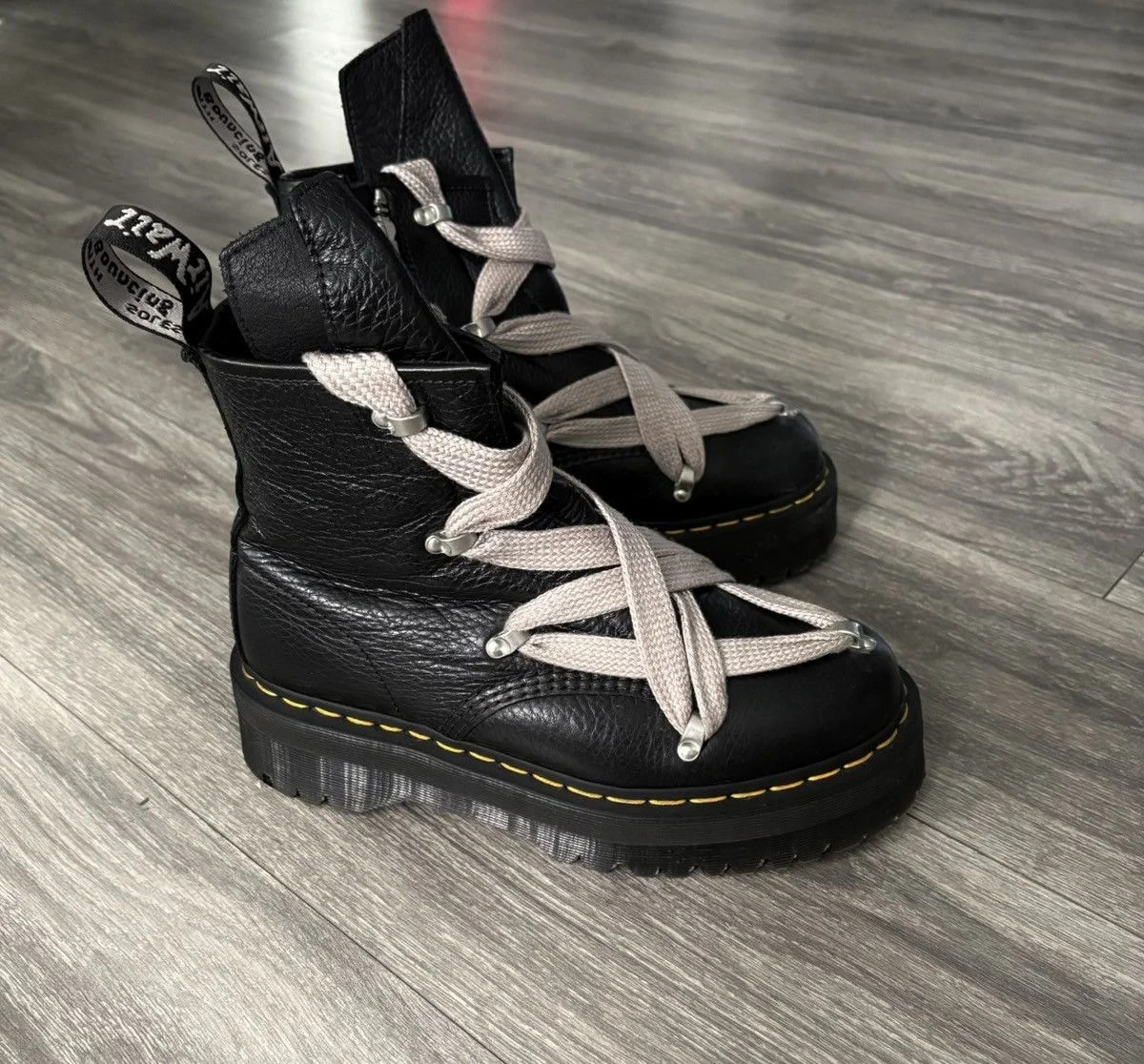 Rick Owens Doc Martens Megalace Boots 2