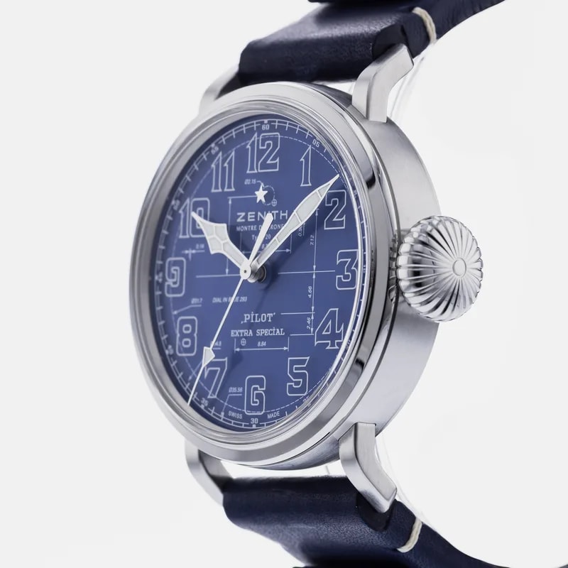 Zenith Pilot Montre d'Aeronef Type 20 Blueprint Limited Edition 03.2435.679 2