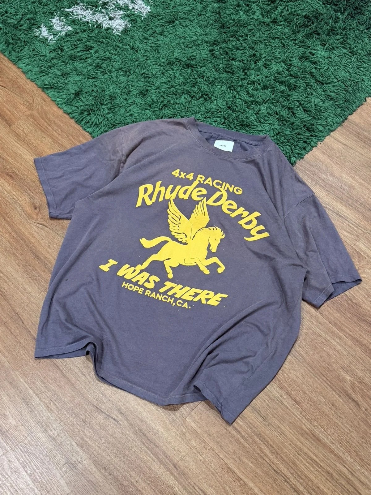 Rhude — Rhude - Pegasus 4x4 Racing Tee – – Medium – PreOwned — streetwear — resale