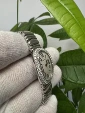 Cartier Baignoire W15133L2 18K White Diamond Bezel 3