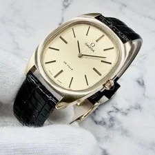 Omega de Ville 111.0131 Manual Wind Dress Leather Swiss 3