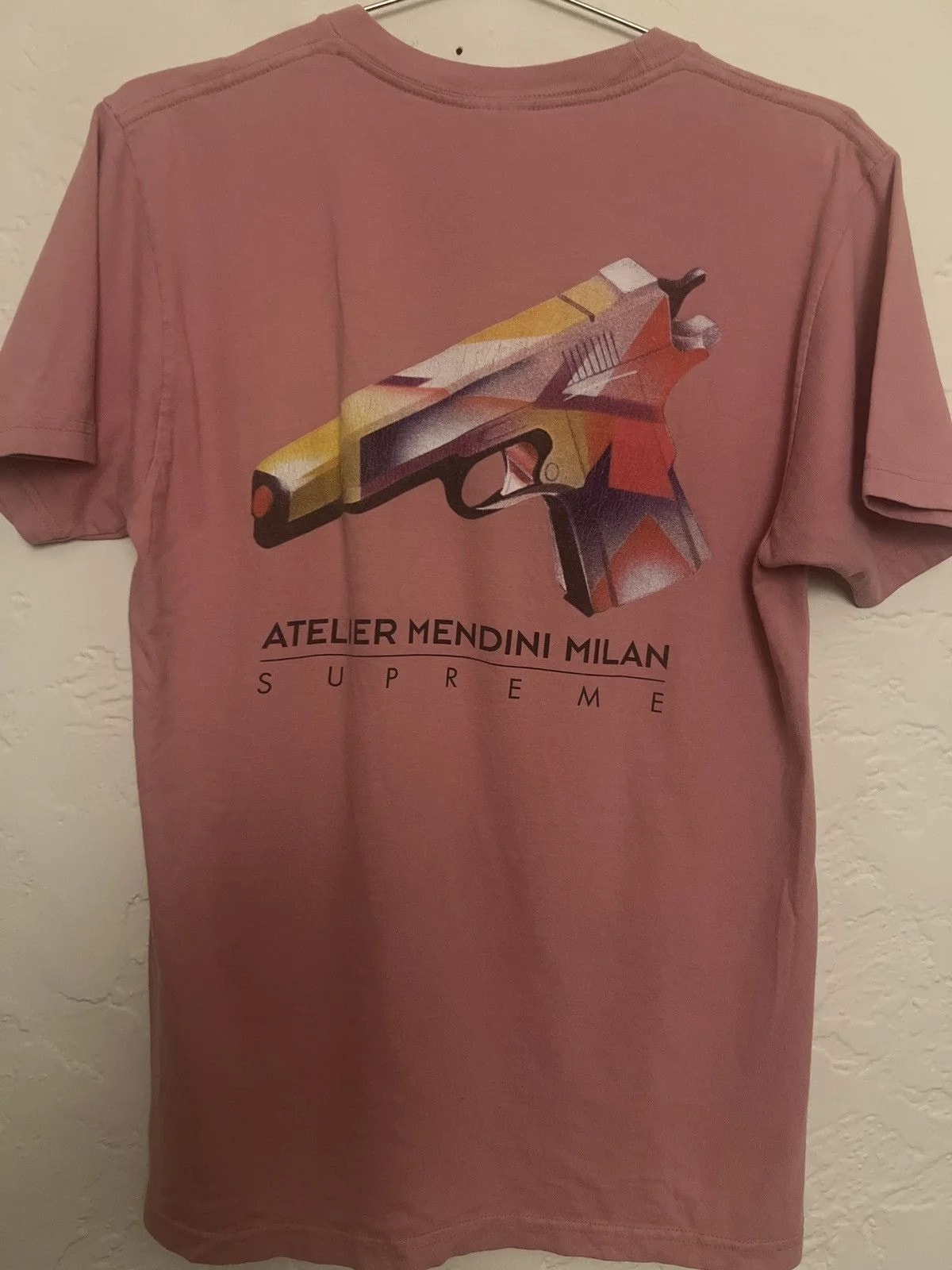 Supreme — Supreme X Atelier Mendini Milan "Gun" Tee - () — streetwear — resale