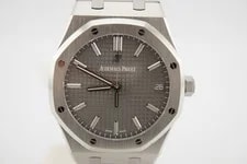 Audemars Piguet Royal Oak 41mm Stainless Steel Auto Grey Dial 15500ST 4