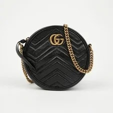 Gucci — Gucci Mini Round 550154 GG Marmont 156100849 [P] — Handbag — resale