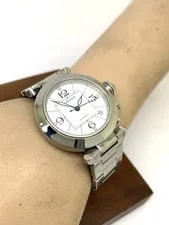 Cartier Pasha 2324 Swiss Automatic White Dial Stainless Steel 35mm 4