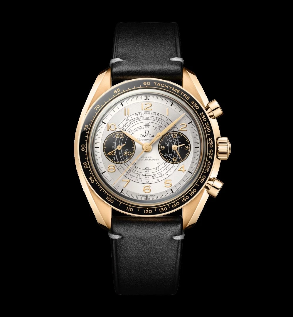 Omega Speedmaster Two Counters Chronograph 18K Moonshine™ Gold 4