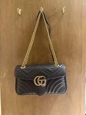 Gucci Small GG Logo Chain Strap Flap Charm 2