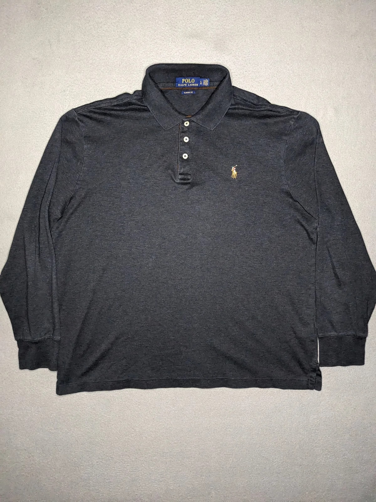 Polo Ralph Lauren — Polo Ralph Lauren Long Sleeve Shirt Flesh Pony — streetwear — resale