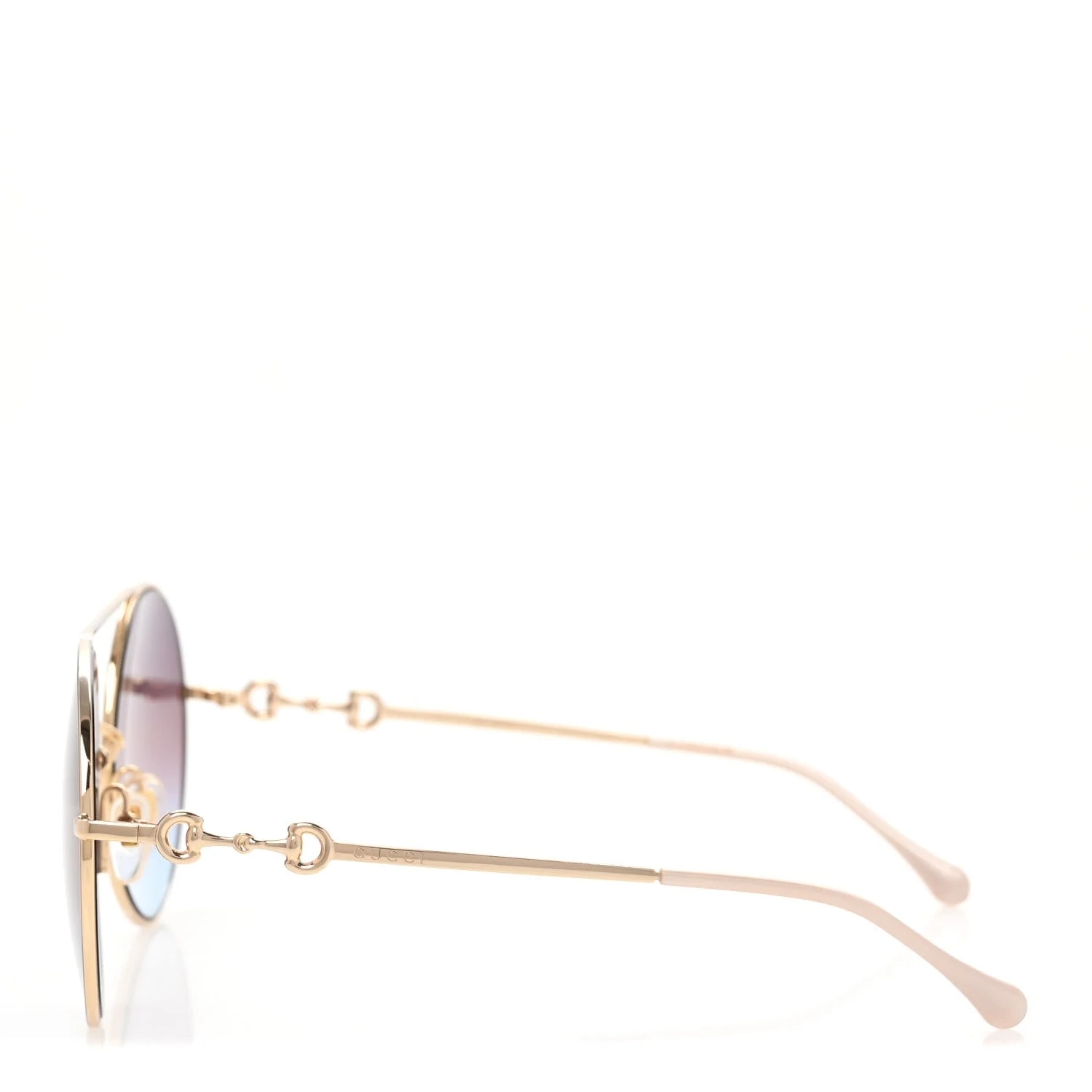 Metal Round Frame Horsebit Sunglasses GG0878S 3