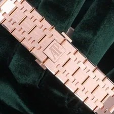 Audemars Piguet Royal Oak Selfwinding White Dial Rose Gold Full SET 15400OR 4