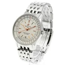 Breitling A17326 Navitimer 41 Automatic Date Silver Stainless Steel 2