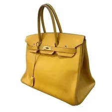 Hermes Birkin 35 Hardware Cuychevel Jean D'or #OK422 3