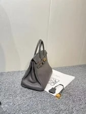 Hermès Birkin 25 Etain Top Handle 3