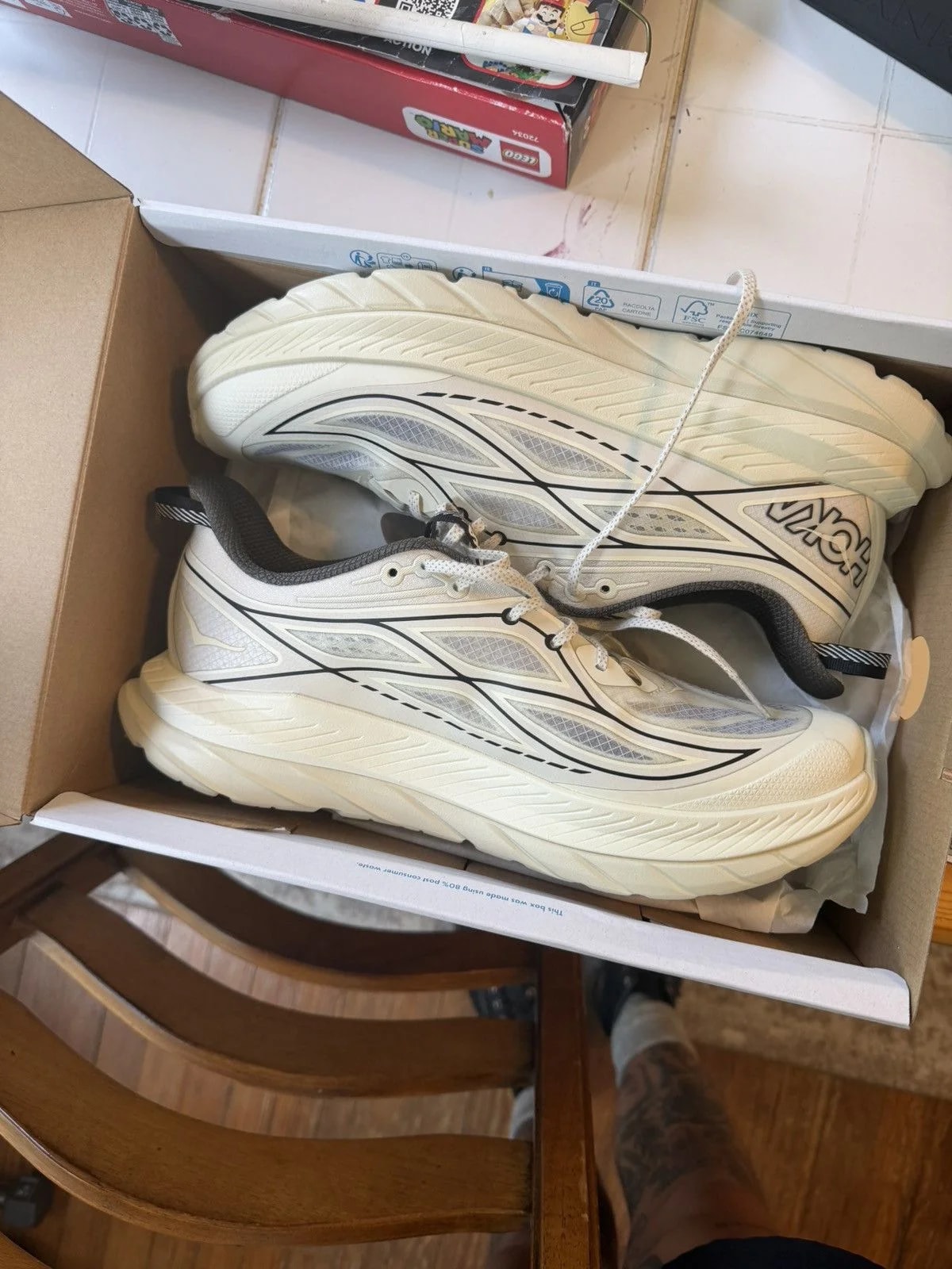 HOKA — Hoka ONE Mach Remastered Eggshell & Asphalt US — Sneaker — resale