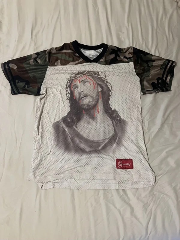 Supreme — Supreme Jesus Football — streetwear — resale
