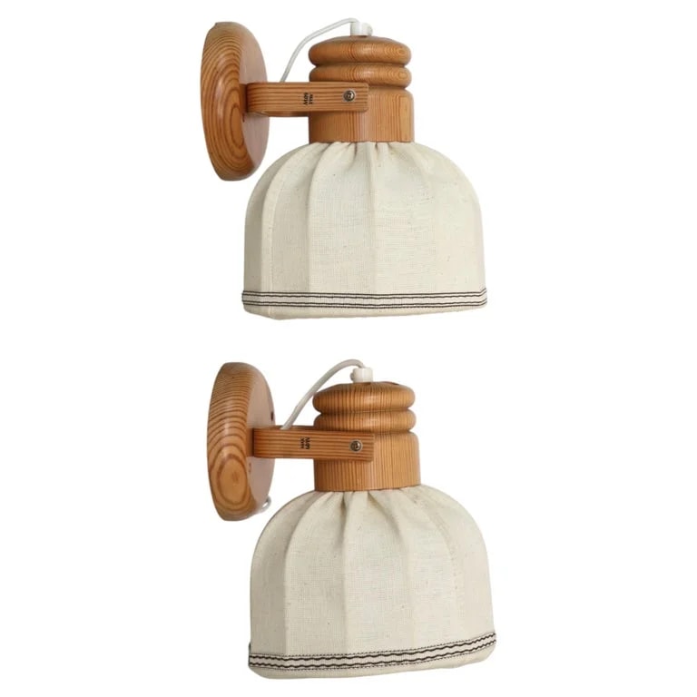 Solbackens Svarveri — Set of Swedish Sconces By Solbackens Svarveri, Sweden, 1980s — lighting — resale