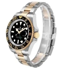 Rolex GMT Master II Steel Yellow Gold Black Dial 116713 4