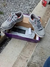 Wolf — Only Worn Four Times Low Dunks 6 5 Size — Sneaker — resale