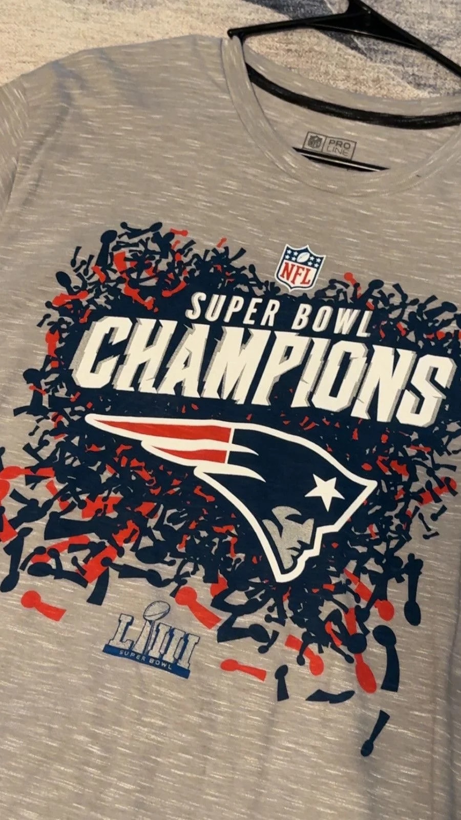 New England Patriots NFL Super Bowl Liii Sz M T-Shirt — streetwear — resale