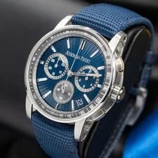 Audemars Piguet Code 11.59 Chronograph 41mm Blue Nuit Dial 26393ST NEW & Unworn 3