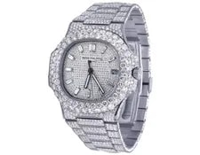 New Patek Philippe Nautilus 5711/1A Steel VVS Diamond 31.55 Ct 3