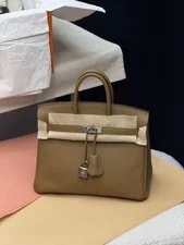Auth Hermès Birkin 25 8U Top Handle Very 3