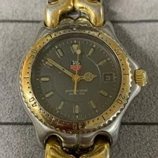 TAG Heuer Quartz Gray 300m Waterproof WG1220-KO From Japan 2