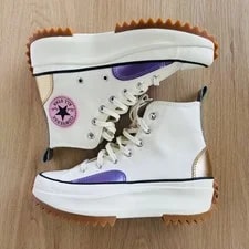 ⭐Converse Run Star Hike Hi Platform Sz 8 Shoes A09796C 3