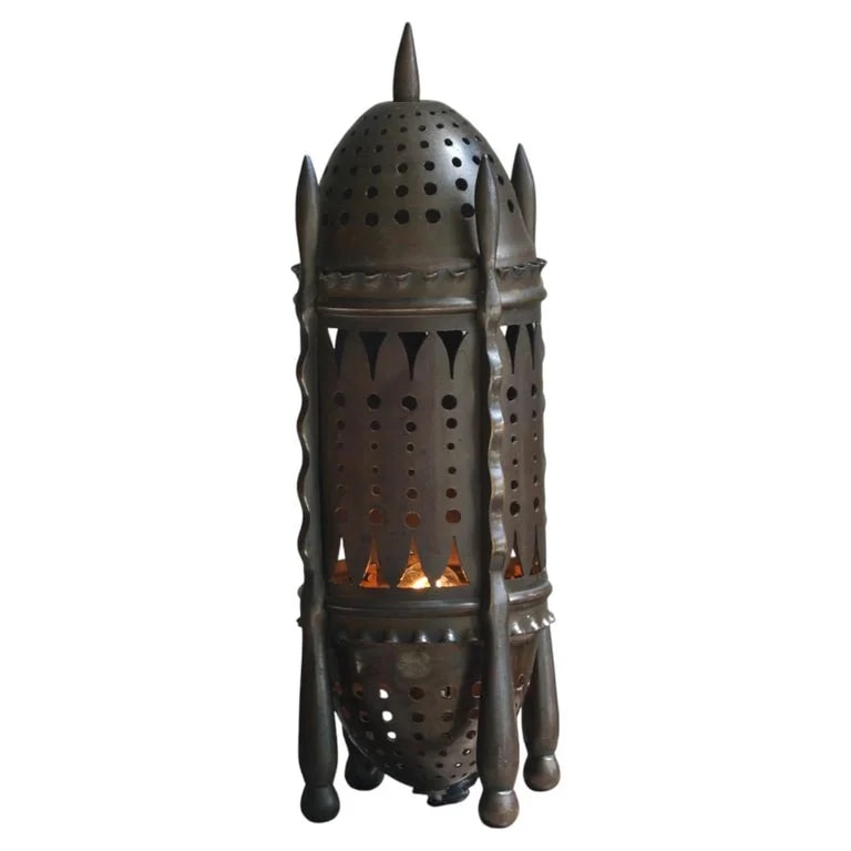 Dutch Art Deco Amsterdam School Lamp By Winkelman & van Der Bijl, 1920s — Furniture — resale