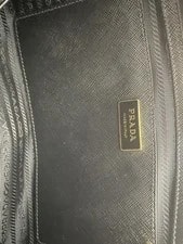 1BA786 Prada Galleria Double Zip Lux Mercurio W 4