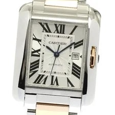 Cartier — Cartier Tank Anglaise LM W5310037 Date Silver Dial Automatic Watch_816727 — Watch — resale