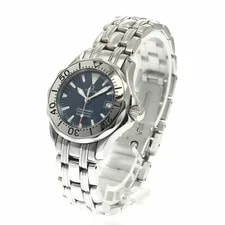 Omega 2584.80 Seamaster 300 Jacques Mayol Date Quartz Japan G0622 2