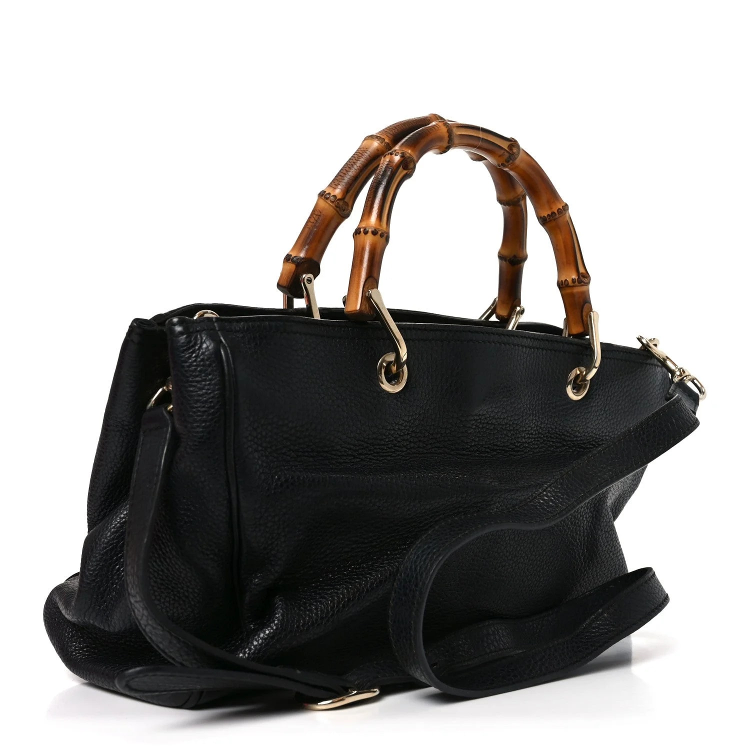Pebbled Medium Bamboo Shopper 3
