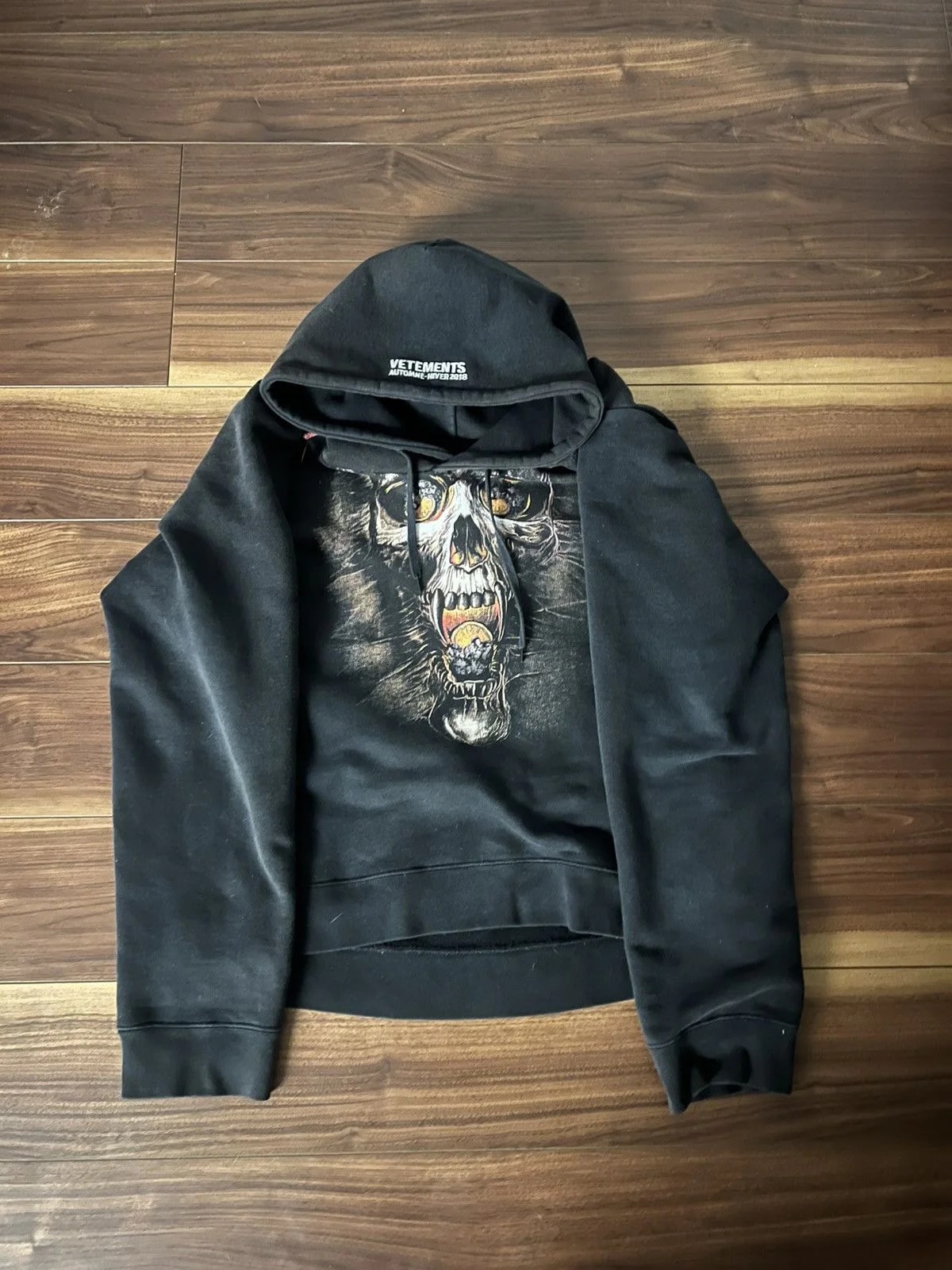 Vetements Misplaced Skull Hoodie 2