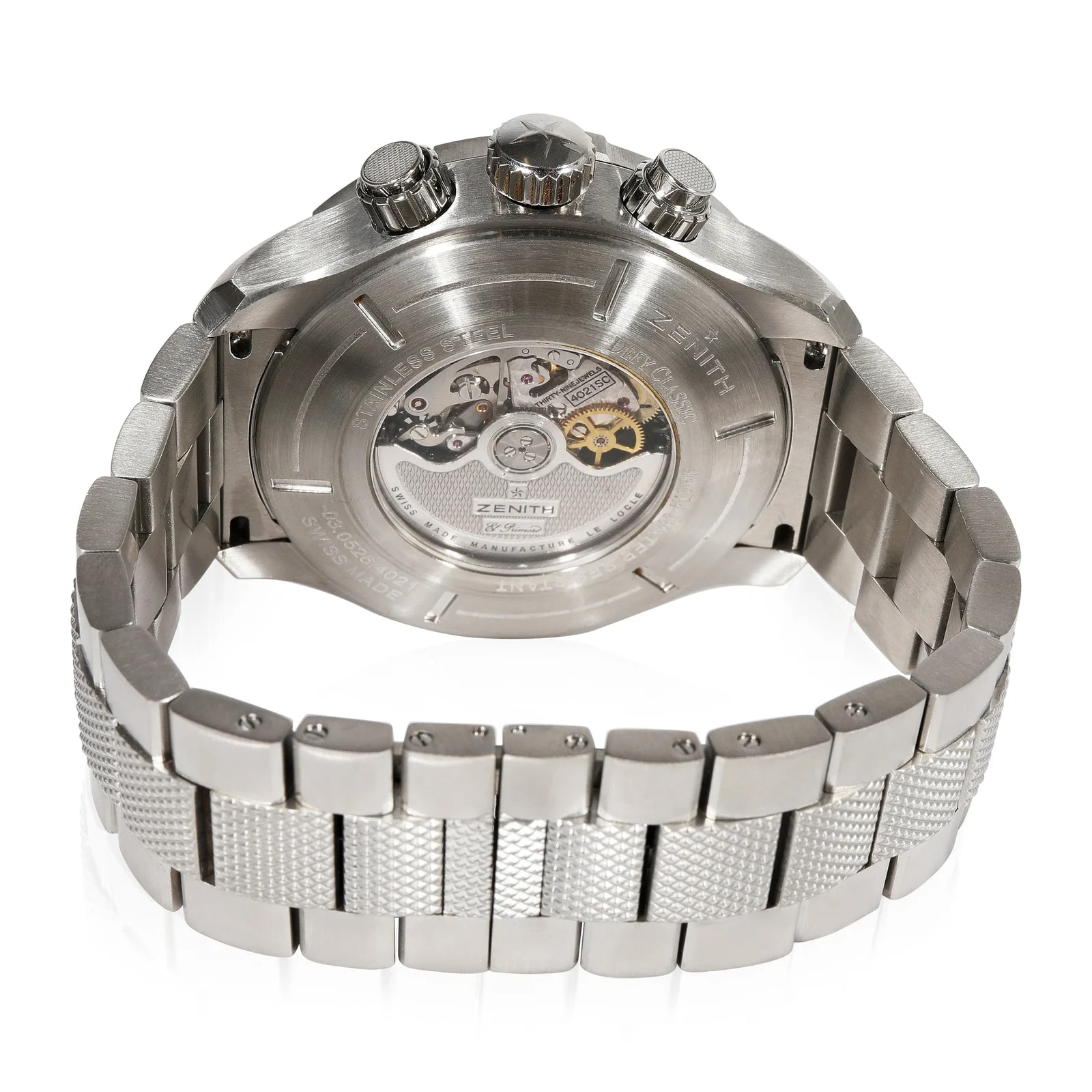 Zenith Defy Classic 03.0526.4021 Stainless Steel Black Wrist 2