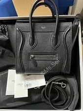 Authentic Celine Luggage in Drummed 3