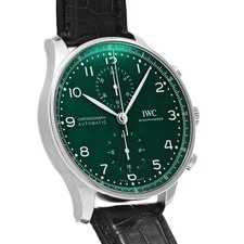 IWC Portugieser IW371615 41mm Stainless Steel Green #WW3632 3