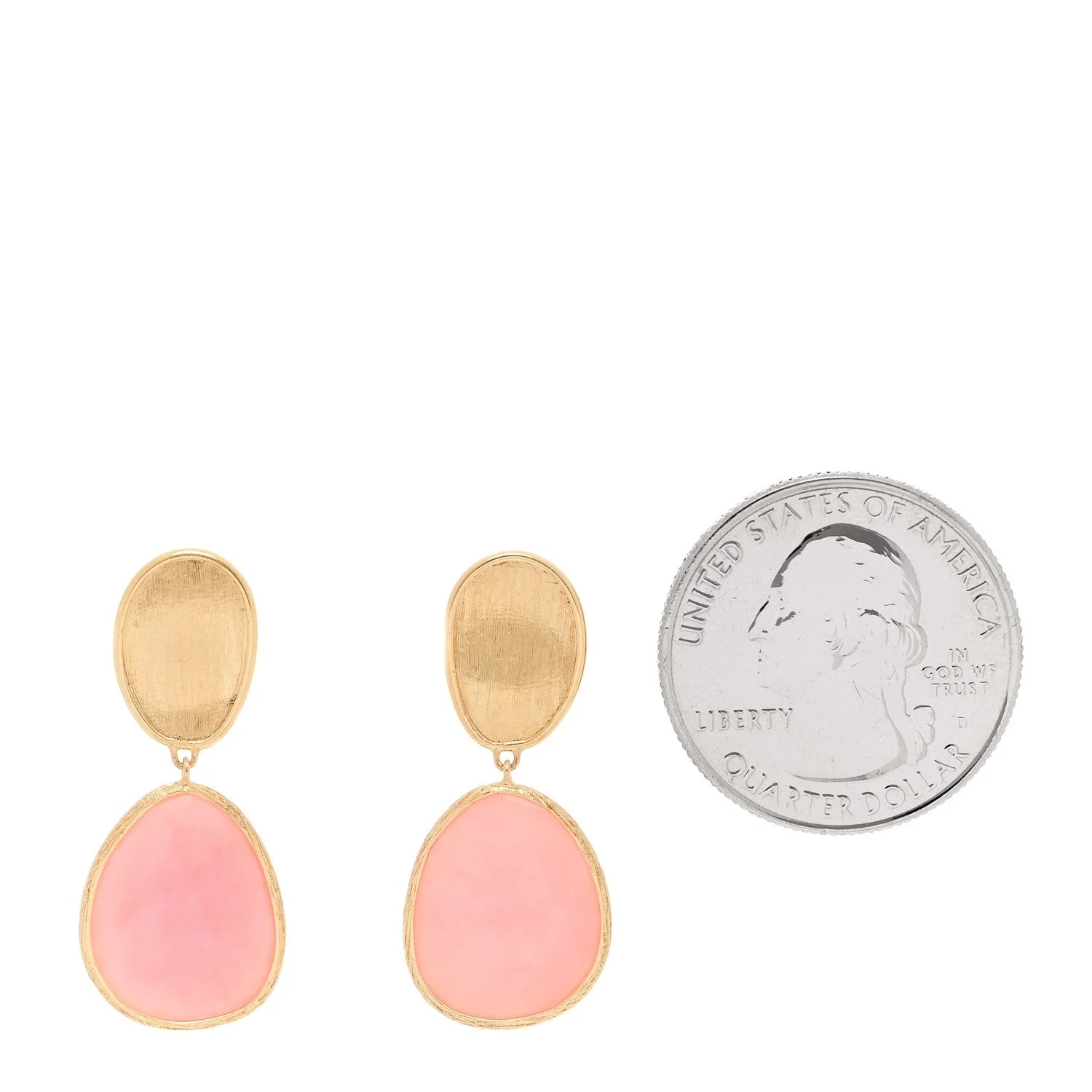 18K Yellow Gold Lunaria Drop 2