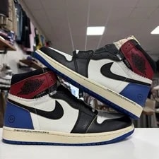Air Jordan — Size 10.5 - Design X Air Jordan 1 Retro OG High Varsity — Sneaker — resale