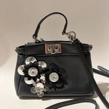 Fendi — Fendi Micro Peekaboo Flower Motif — Handbag — resale