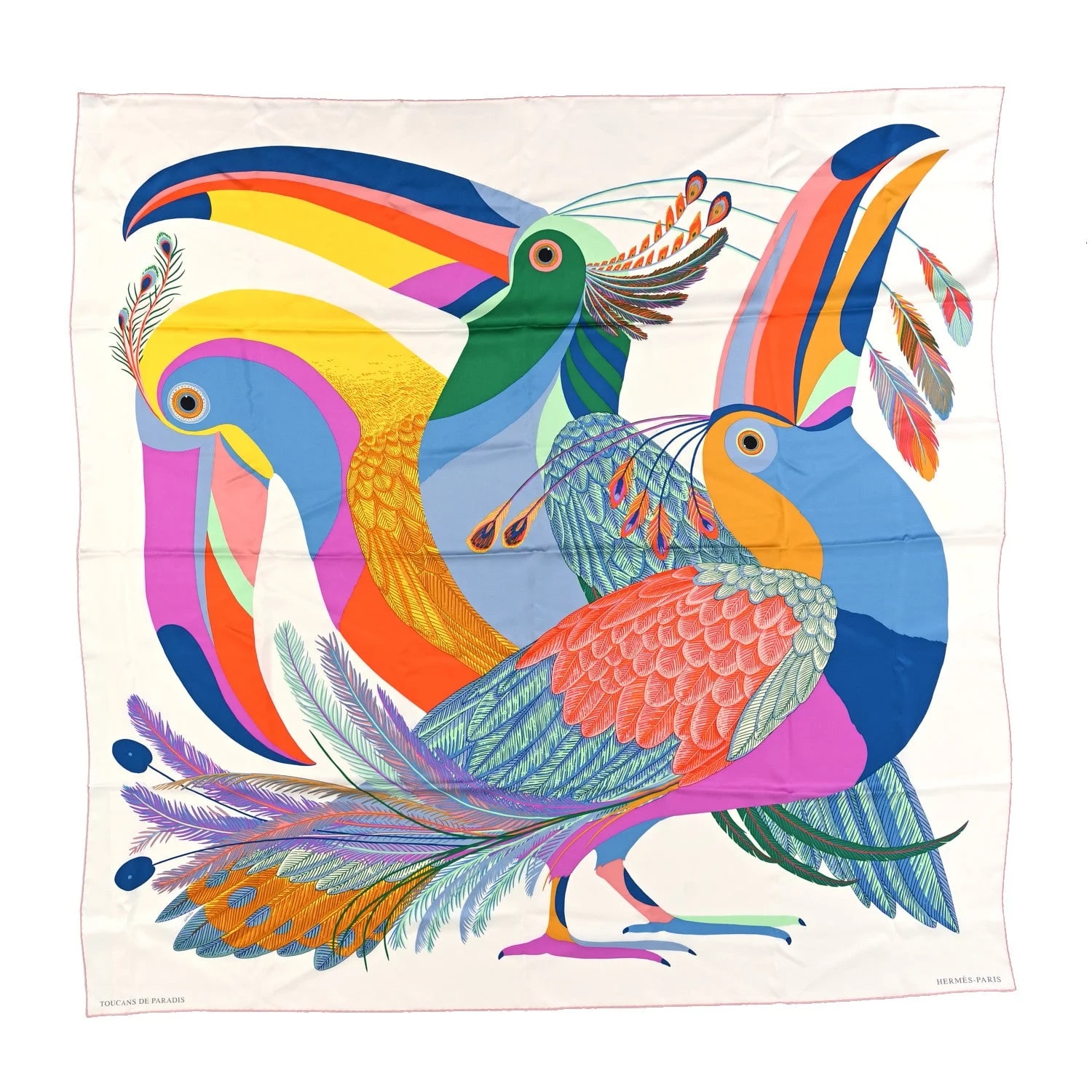 Hermès — Giant Toucans de Paradis Scarf 140 — Accessory — resale