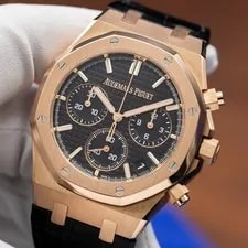 Audemars Piguet — Audemars Piguet Royal Oak Chronograph Black Dial Rose Gold 26240OR.OO.D002CR.02 — Watch — resale