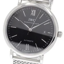 IWC Schaffhausen — IWC Schaffhausen Portofino IW356506 Date Black Dial Automatic Watch_957871 — Watch — resale