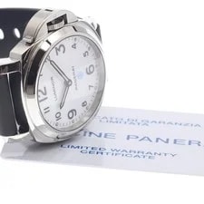 Panerai Base Logo Acciaio PAM00630 White Dial Hand Winding Watch_956079 2