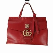 Gucci — Gucci GG Marmont Tiger Head One Color Handheld AA — Handbag — resale